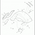 FLTRXSE 1TCL CVO ROAD GLIDE (2019) FENDER, REAR