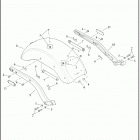 FXLR 1YNJ LOW RIDER (2018) FENDERS AND SUPPORTS, REAR - FXLR