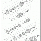FLTRXSE 1TCL CVO ROAD GLIDE (2019) TRANSMISSION GEARS