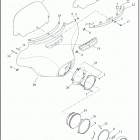 FLHTKSE 1TEH CVO ULTRA LIMITED (2019) WINDSHIELD, FAIRING AND HEADLAMP