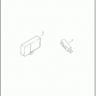 XL883L 4CR2 SUPERLOW (2019) TURN SIGNAL MODULE AND SECURITY SIREN