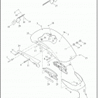 XL883N 4LE2 IRON 883 (2018) FENDERS, REAR - XL883N, XL1200X, XL1200X ANX (HDI ONLY)