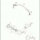 XL1200NS 1LP3 IRON 1200 (2018) TURN SIGNALS, REAR - XL883N, XL1200NS, XL1200X, XL1200XS...