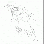 XL1200CX 1LM3 1200 ROADSTER (2018) FENDERS, REAR - XL1200CX (DOMESTIC ONLY)