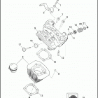 XL1200NS 1LP3 IRON 1200 (2018) CYLINDERS, HEADS AND VALVES