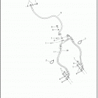 FLRT 1MCC FREEWHEELER (2018) BRAKE LINE, FRONT
