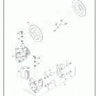 FLRT 1MCC FREEWHEELER (2018) BRAKE CALIPER, REAR