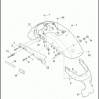 XL1200NS 1LP3 IRON 1200 (2018) FENDERS, REAR - XL883N, XL1200X,1200X ANX, XL1200NS, XL1...