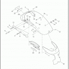 XL883N 4LE2 IRON 883 (2018) FENDERS, REAR - XL883N, XL1200X, XL1200X ANX (DOMESTIC O...