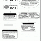 FXFB 1YKJ FAT BOB (2018) Лейбл предостережения