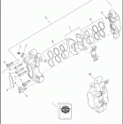 FXFB 1YKJ FAT BOB (2018) BRAKE CALIPER, FRONT