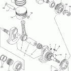 Rhino 660 Hardwoods Коленчатый вал и Поршень