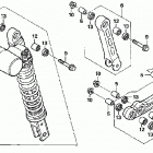 TRX400EX Задний амортизатор