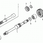 TRX350TE Вал ведущий