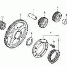 TRX400EX Шестерни стартера