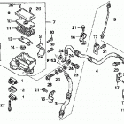 TRX500TM Главный тормозной цилиндр - передний
