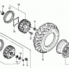 TRX350TE Переднее колесо
