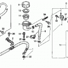 TRX400EX Задний тормозной цилидр