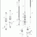 XL883N 4LE2 IRON 883 (2022) FORK, FRONT - XL883N
