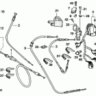 TRX350TE Handle levers@switches   @cables