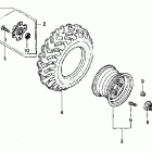TRX350TE Заднее колесо
