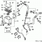 TRX400EX Front brake master cylinder ('05-'06)
