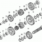TRX350TE Трансмиссия