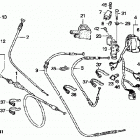 TRX350TE Рычаги & переключатели & тросы