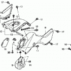 TRX350TE Облицовка кузова