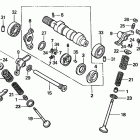TRX400EX Распределительный вал и клапана