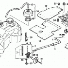 TRX500TM Топливный бак