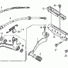 TRX500TM Подножки и педали
