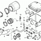TRX350TE Воздухозаборник