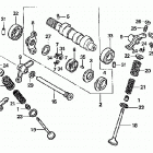TRX400EX Распредвал и клапана