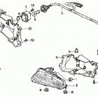 TRX500FA Фонарь задний