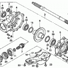 TRX350TE Редуктор