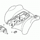 TRX300EX Rear fender (trx300ex'01-'06)