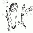 TRX400EX Цепь ГРМ и натяжитель
