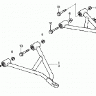 TRX350TE Front arm (2wd)