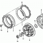 TRX400EX Сцепление