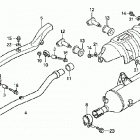 TRX350TE Глушитель