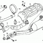 TRX500TM Глушитель