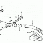 TRX400EX Глушитель