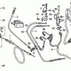 TRX500TM Handle levers@switches   @cables