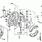 TRX350TE Передний тормоз