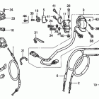 TRX400EX Handle levers@switches   @cables