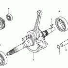 TRX350TE Коленчатый вал и поршень