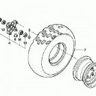 TRX400EX Переднее колесо