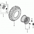 TRX500TM Заднее колесо