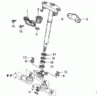 TRX350TE Рулевой вал